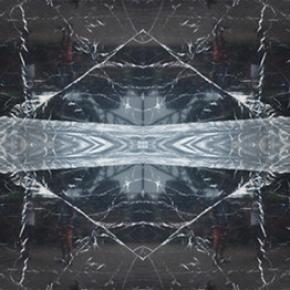 Nero Marquina marble slab